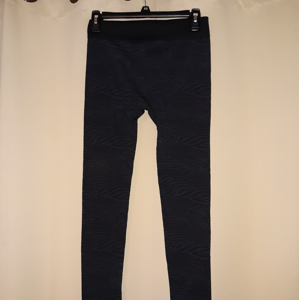 Black fleece leggings